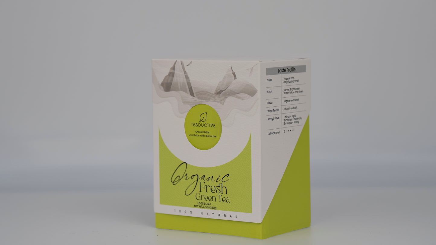 Organic Fresh Green Tea - Loose Leaf