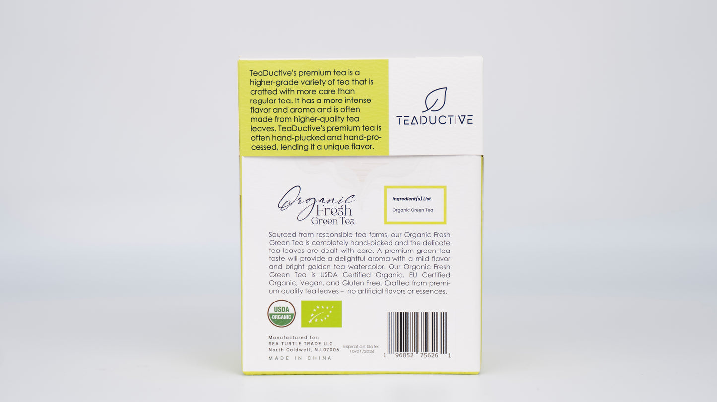 Organic Fresh Green Tea - Loose Leaf